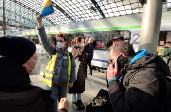 Ankunft von Flüchtlingen aus der Ukraine in Deutschland (Archiv)