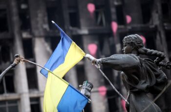 Ukrainische Flagge (Archiv)
